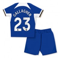 Chelsea Conor Gallagher #23 Heimtrikotsatz Kinder 2023-24 Kurzarm (+ Kurze Hosen)